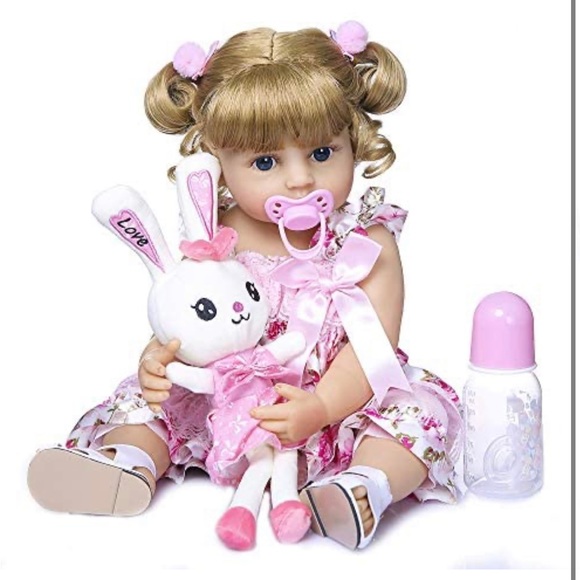 reborn baby new born baby dolls toddler gift 22 inch - Picture 2 of 7